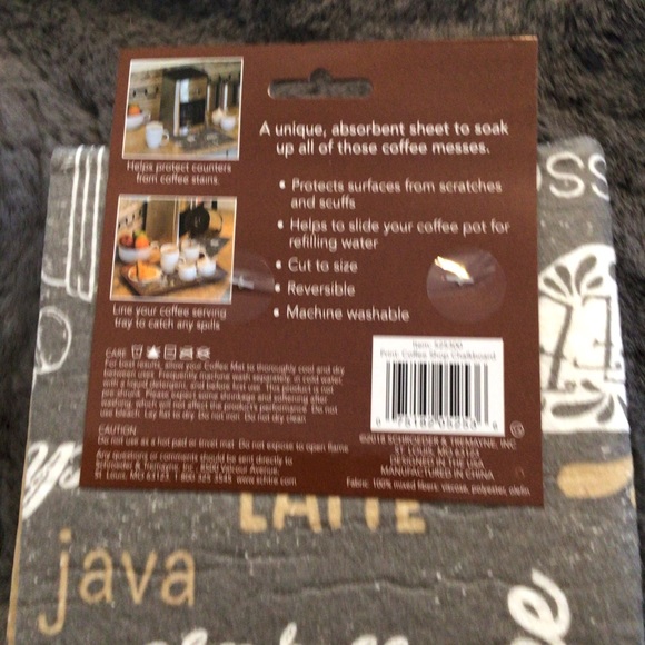 BOGO! Kitchen Basics Coffee Mat NWT - Picture 4 of 4